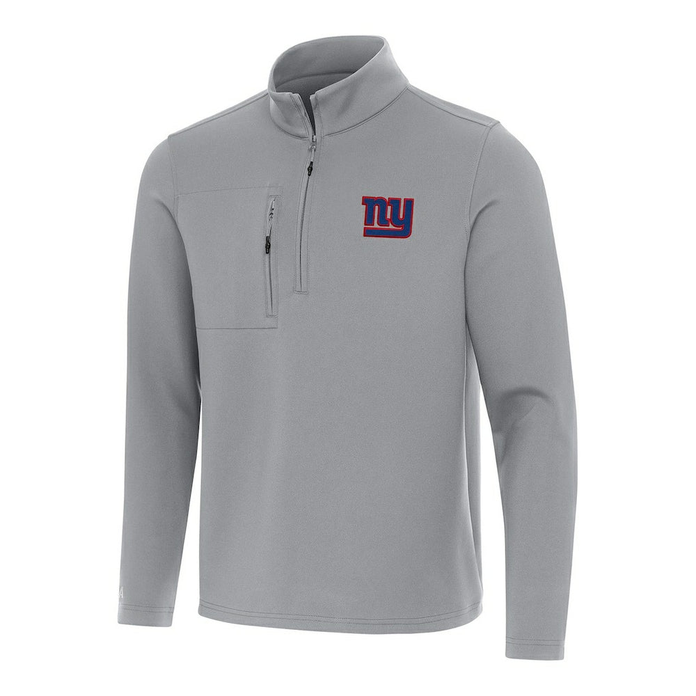 New York Giants Antigua Insider Quarter-Zip Pullover Top - Gray discount