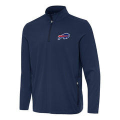 Buffalo Bills Antigua Perilous Quarter-Zip Pullover Top - Navy cheap