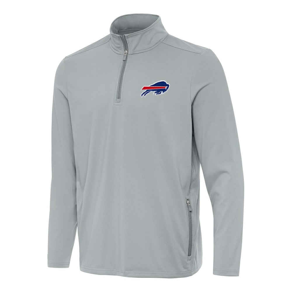 Buffalo Bills Antigua Perilous Quarter-Zip Pullover Top - Gray discount