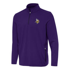 Minnesota Vikings Antigua Perilous Quarter-Zip Pullover Top - Purple for sale