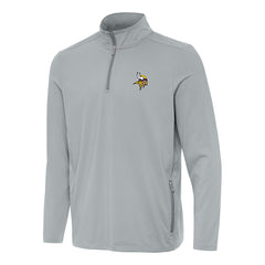 Minnesota Vikings Antigua Perilous Quarter-Zip Pullover Top - Gray discount
