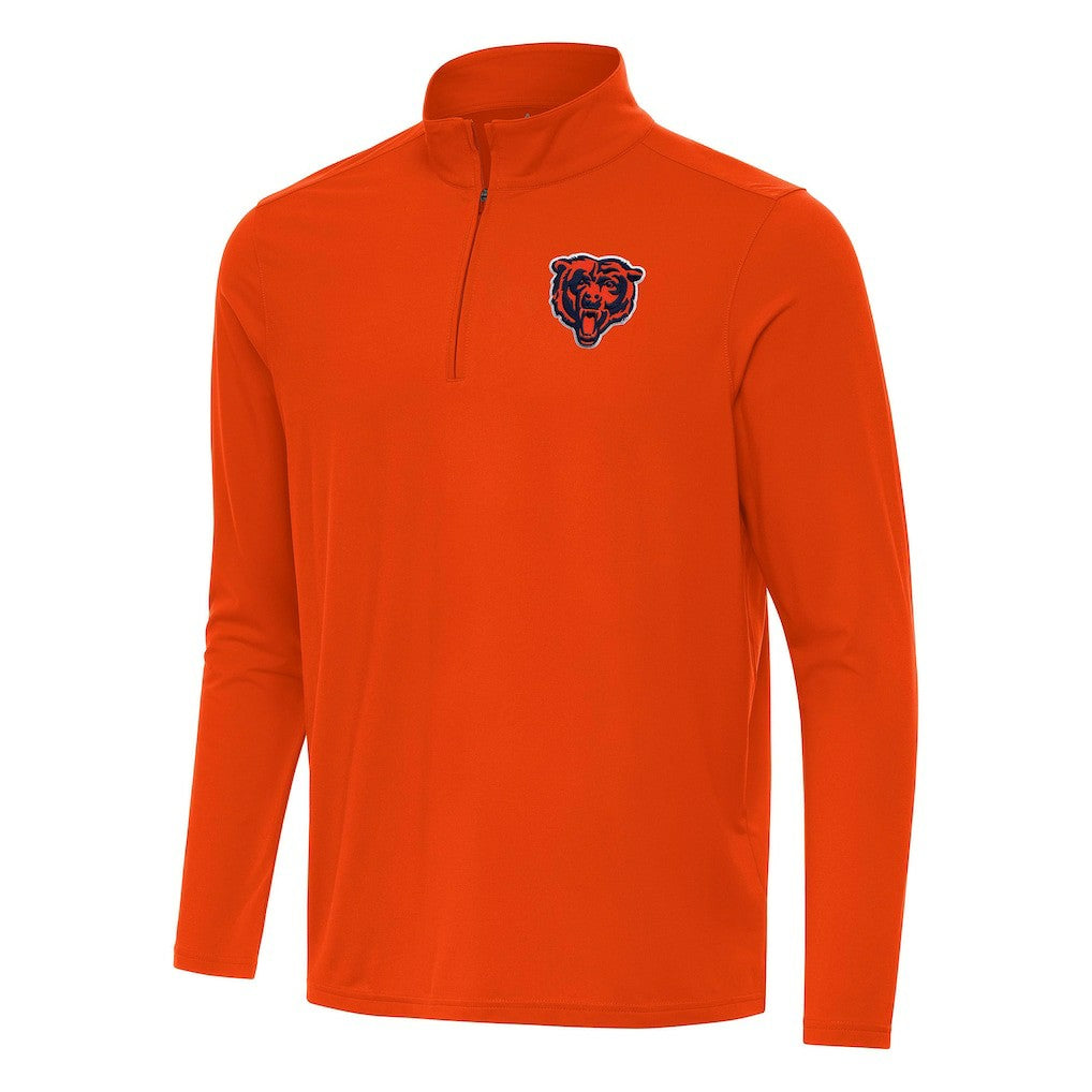 Chicago Bears Antigua Intent Quarter-Zip Pullover Top - Orange cheap