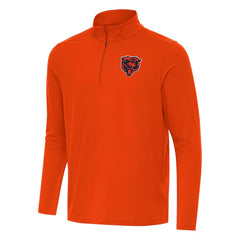 Chicago Bears Antigua Intent Quarter-Zip Pullover Top - Orange cheap
