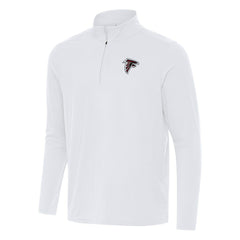 Atlanta Falcons Antigua Intent Quarter-Zip Pullover Top - White sale