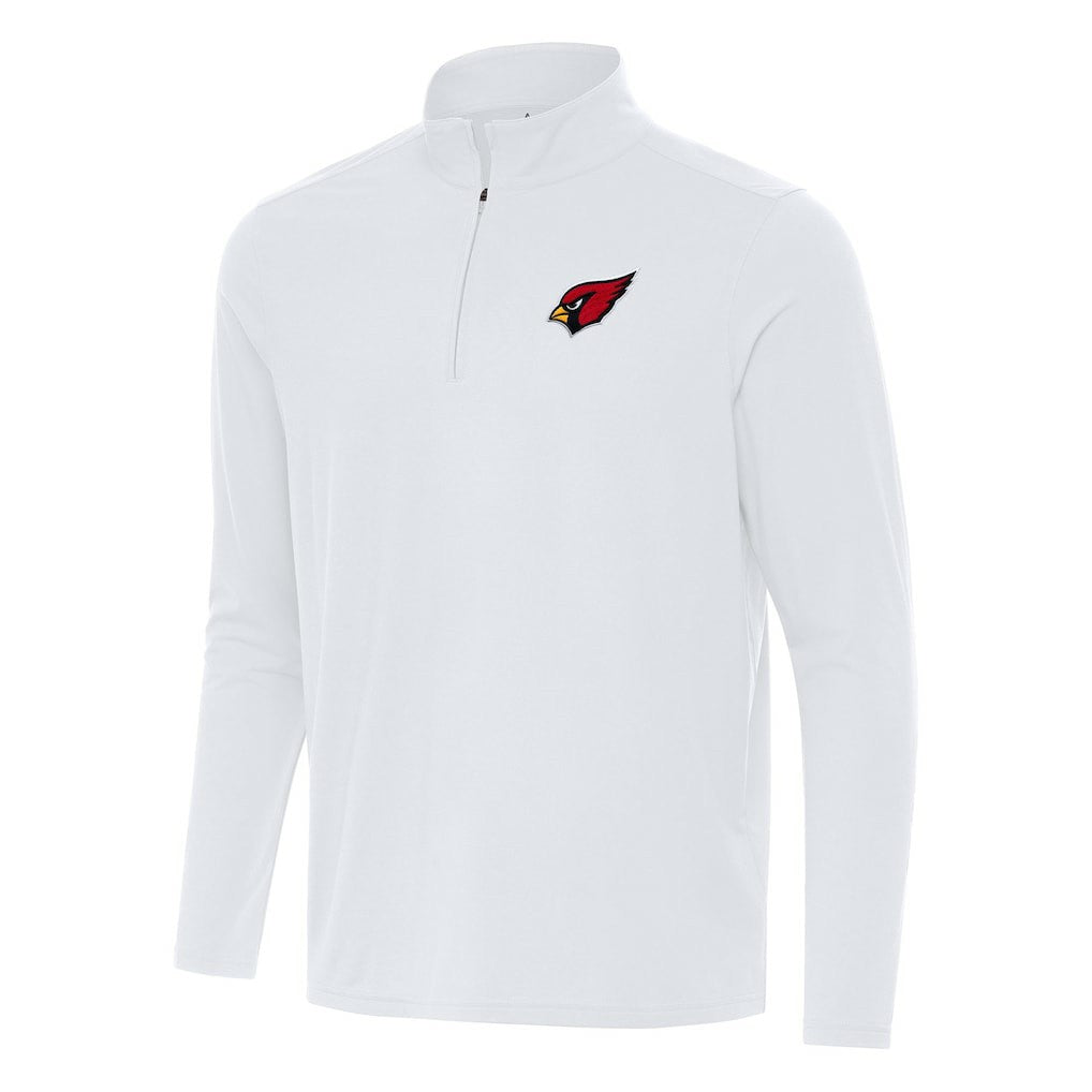 Arizona Cardinals Antigua Intent Quarter-Zip Pullover Top - White discount