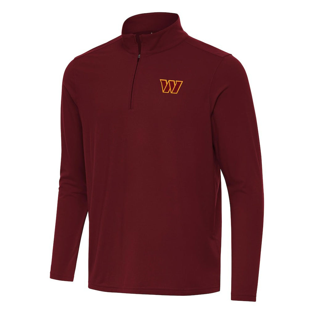 Washington Commanders Antigua Intent Quarter-Zip Pullover Top - Burgundy discount