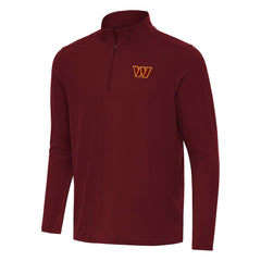 Washington Commanders Antigua Intent Quarter-Zip Pullover Top - Burgundy discount