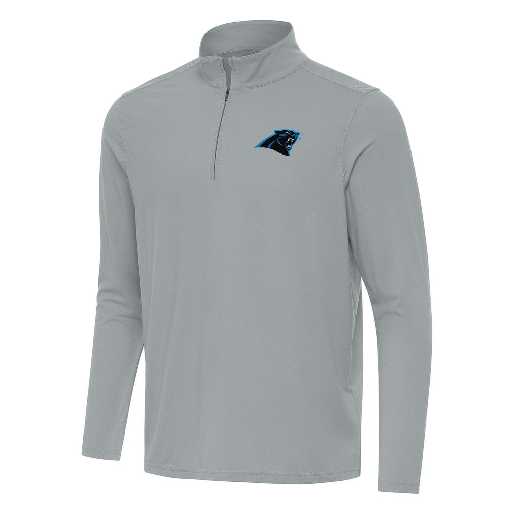 Carolina Panthers Antigua Intent Quarter-Zip Pullover Top - Gray discount