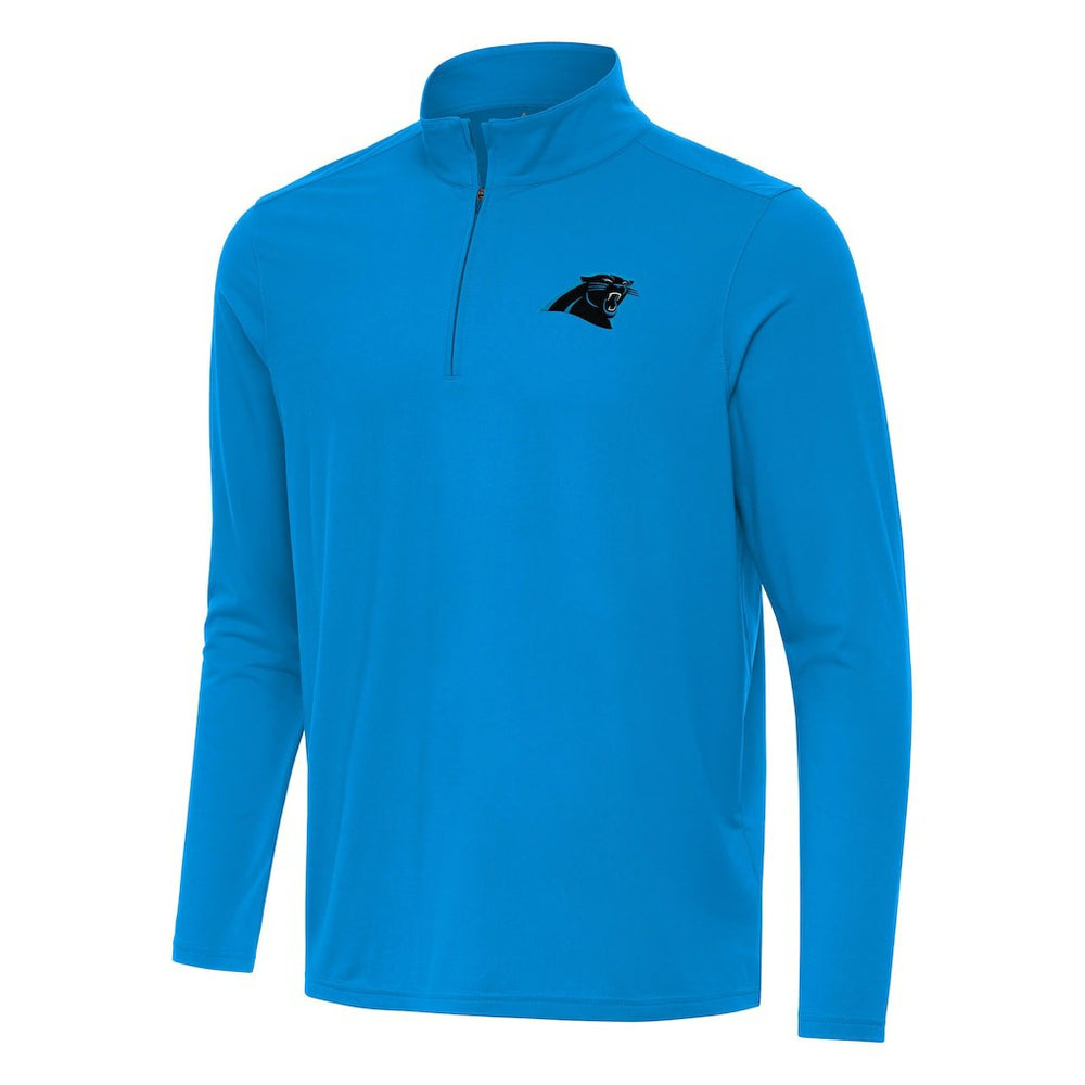 Carolina Panthers Antigua Intent Quarter-Zip Pullover Top - Blue online