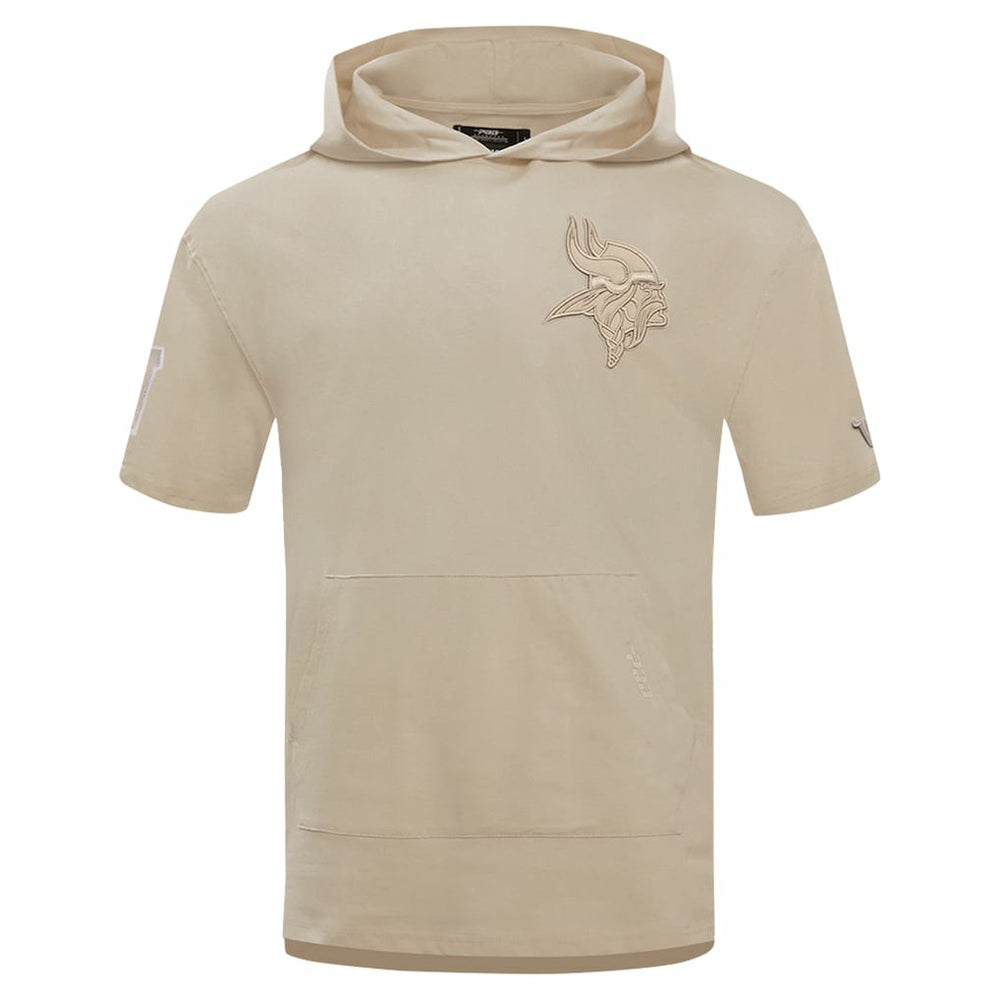 Minnesota Vikings Pro Standard Neutrals Capsule Short Sleeve Pullover Hoodie - Tan online