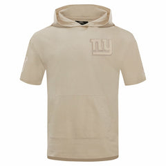 New York Giants Pro Standard Neutrals Capsule Short Sleeve Pullover Hoodie - Tan for sale