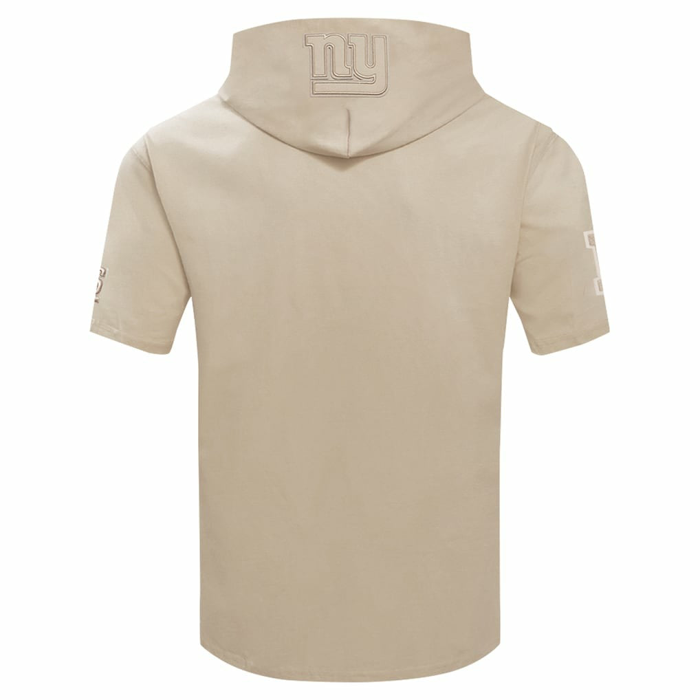 New York Giants Pro Standard Neutrals Capsule Short Sleeve Pullover Hoodie - Tan for sale
