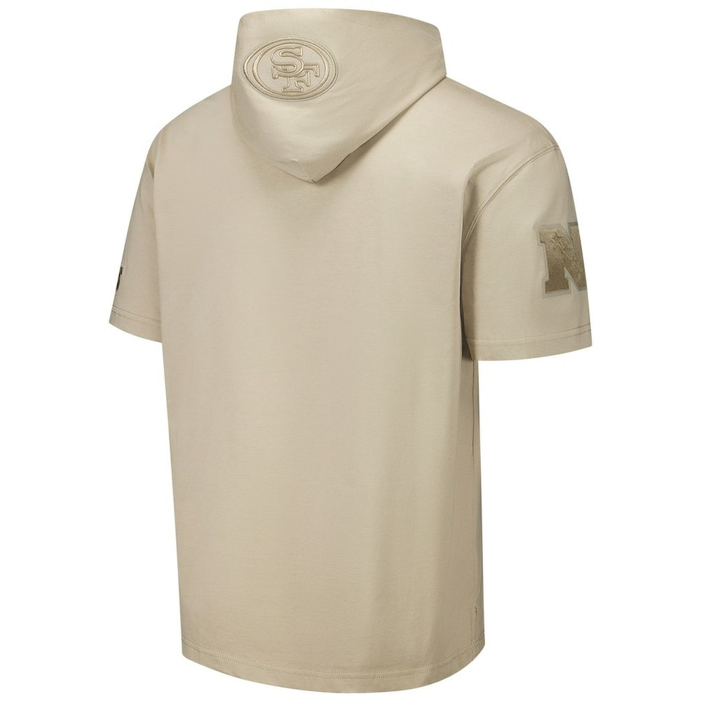 San Francisco 49ers Pro Standard Neutrals Capsule Short Sleeve Pullover Hoodie - Tan sale