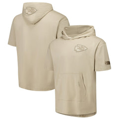 Kansas City Chiefs Pro Standard Neutrals Capsule Short Sleeve Pullover Hoodie - Tan on sale