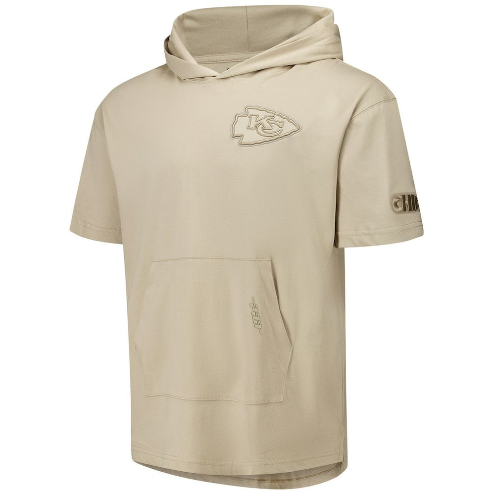 Kansas City Chiefs Pro Standard Neutrals Capsule Short Sleeve Pullover Hoodie - Tan on sale