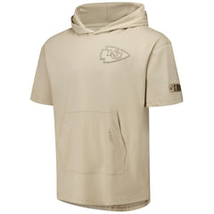 Kansas City Chiefs Pro Standard Neutrals Capsule Short Sleeve Pullover Hoodie - Tan on sale
