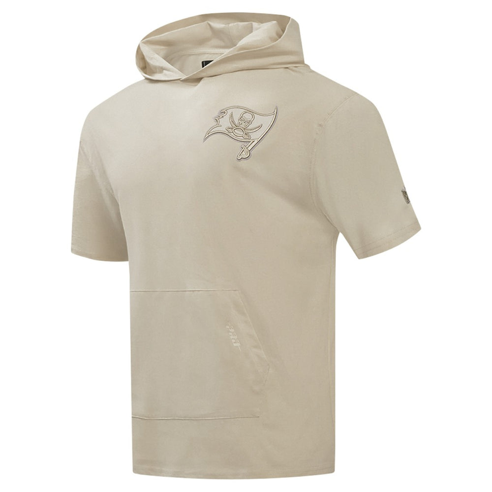 Tampa Bay Buccaneers Pro Standard Neutrals Capsule Short Sleeve Pullover Hoodie - Tan cheap