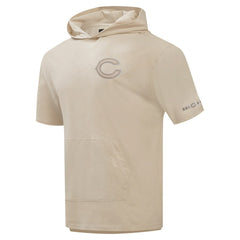 Chicago Bears Pro Standard Neutrals Capsule Short Sleeve Pullover Hoodie - Tan discount