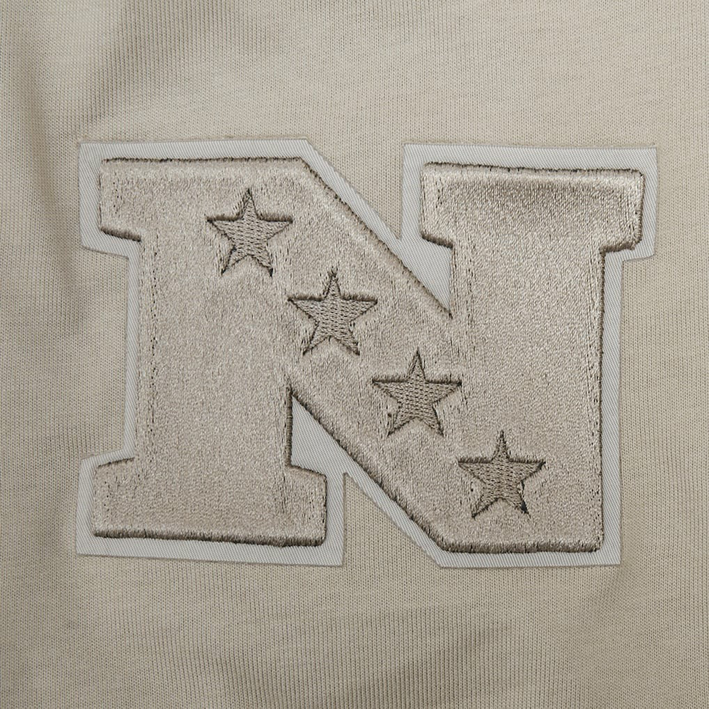 Chicago Bears Pro Standard Neutrals Capsule Short Sleeve Pullover Hoodie - Tan discount