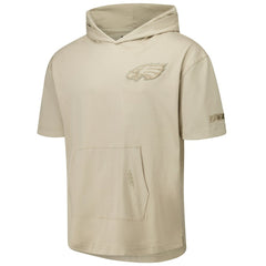Philadelphia Eagles Pro Standard Neutrals Capsule Short Sleeve Pullover Hoodie - Tan outlet