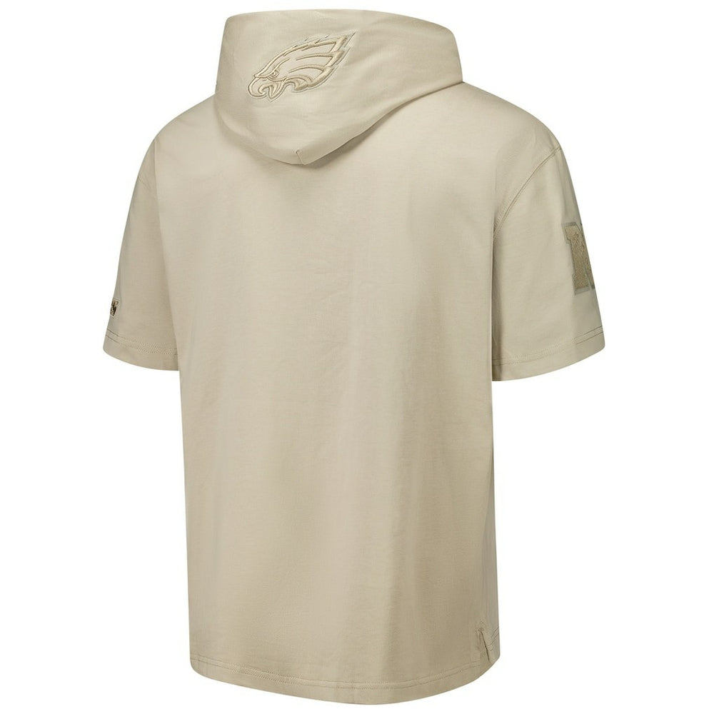 Philadelphia Eagles Pro Standard Neutrals Capsule Short Sleeve Pullover Hoodie - Tan outlet