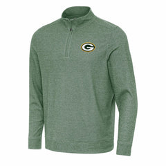 Green Bay Packers Antigua Subtle Quarter-Zip Top - Hunter Green for sale