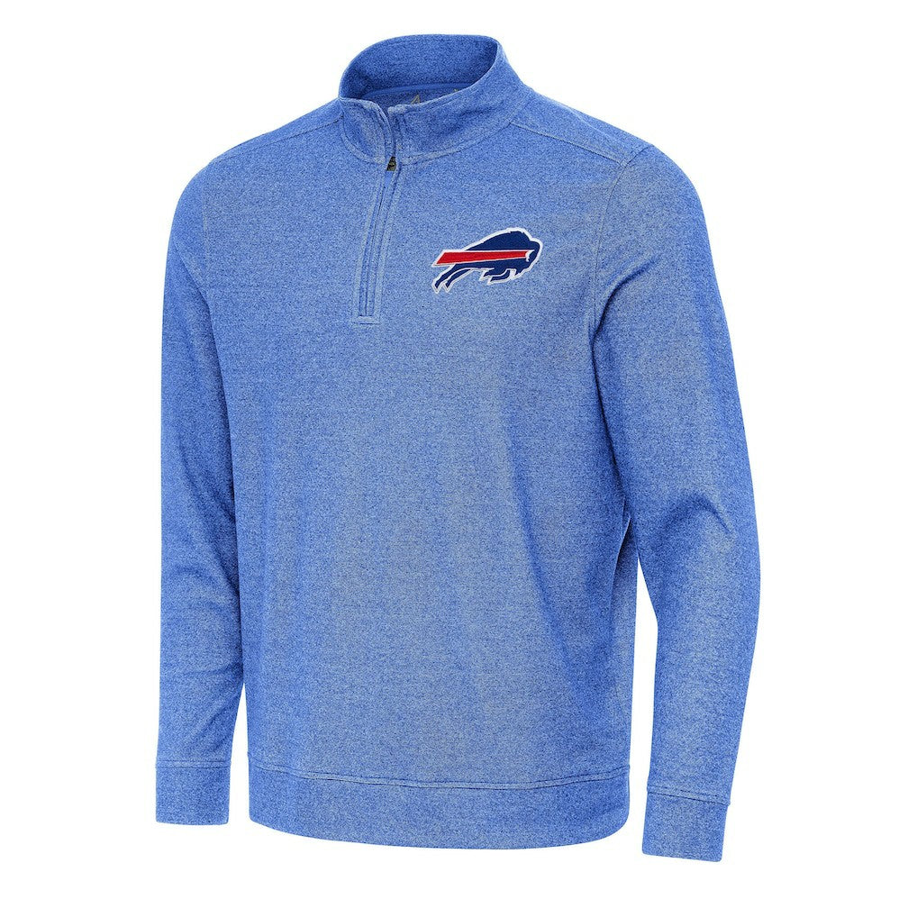 Buffalo Bills Antigua Subtle Quarter-Zip Top - Heather Royal on sale