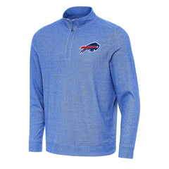 Buffalo Bills Antigua Subtle Quarter-Zip Top - Heather Royal on sale