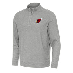 Arizona Cardinals Antigua Subtle Quarter-Zip Top - Heather Gray outlet