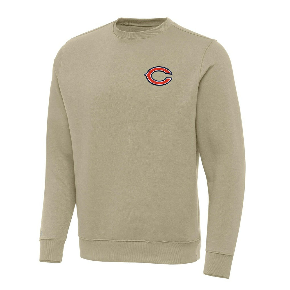 Chicago Bears Antigua Victory Pullover Sweatshirt - Khaki for sale