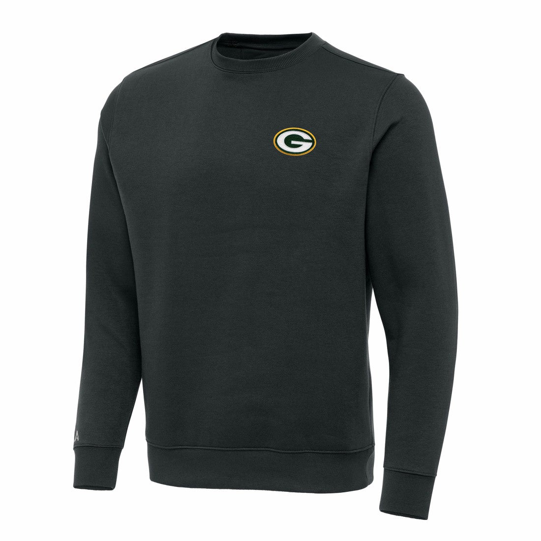 Green Bay Packers Antigua Victory Pullover Sweatshirt - Charcoal for sale