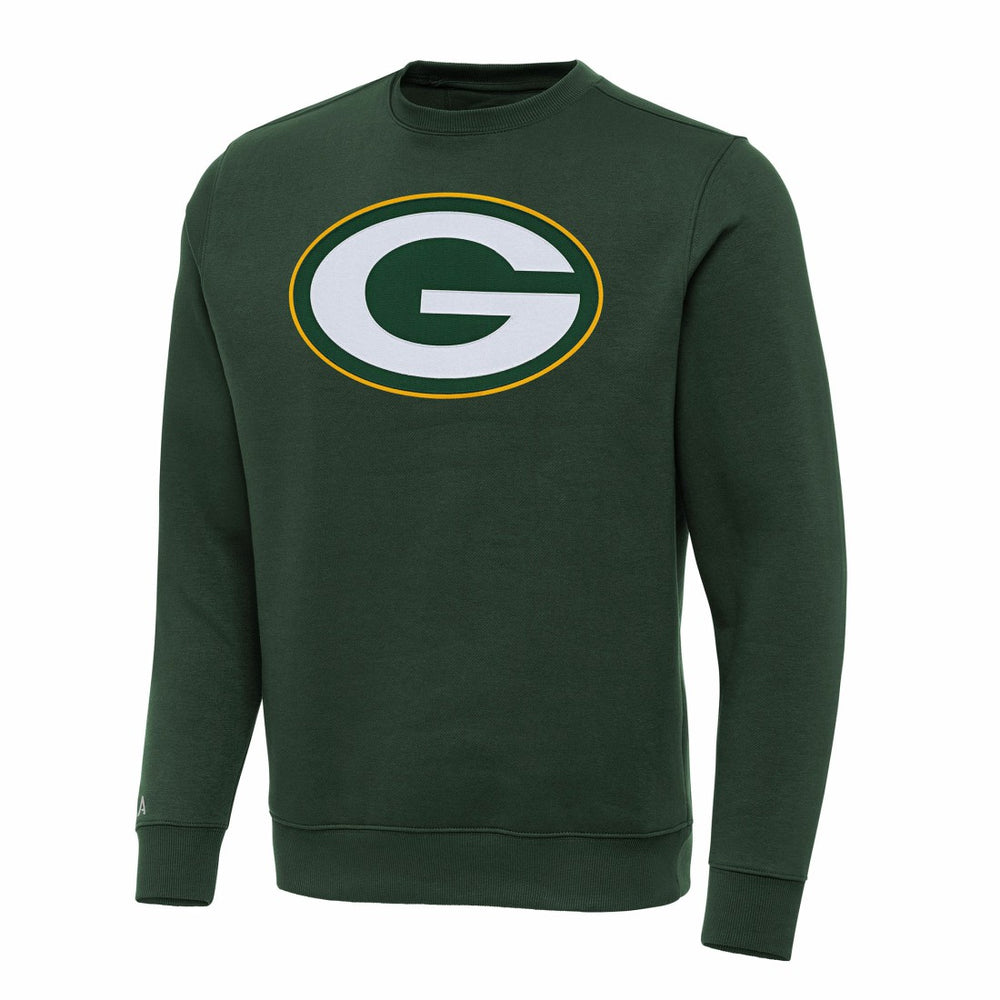 Green Bay Packers Antigua Victory Pullover Sweatshirt - Hunter Green on sale