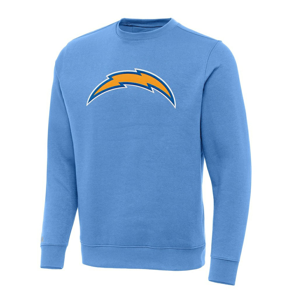 Los Angeles Chargers Antigua Victory Pullover Sweatshirt - Powder Blue sale