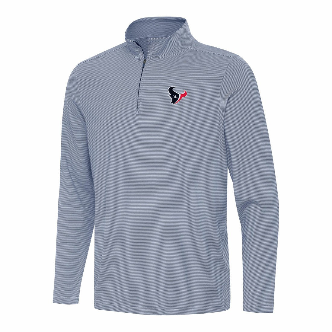 Houston Texans Antigua Twine Quarter-Zip Jacket - Navy/White for sale