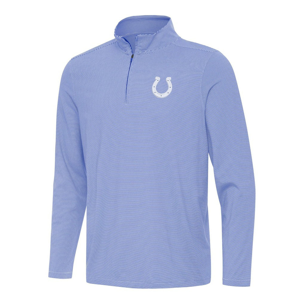 Indianapolis Colts Antigua Twine Quarter-Zip Jacket - Royal/White sale