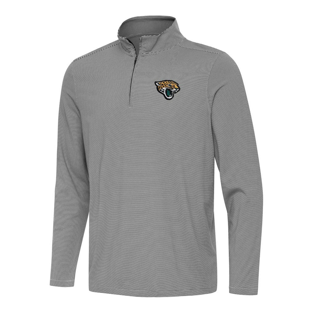 Jacksonville Jaguars Antigua Twine Quarter-Zip Jacket - Black/White online