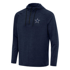 Dallas Cowboys Antigua Spikes Quarter-Zip Pullover Hoodie - Heather Navy online