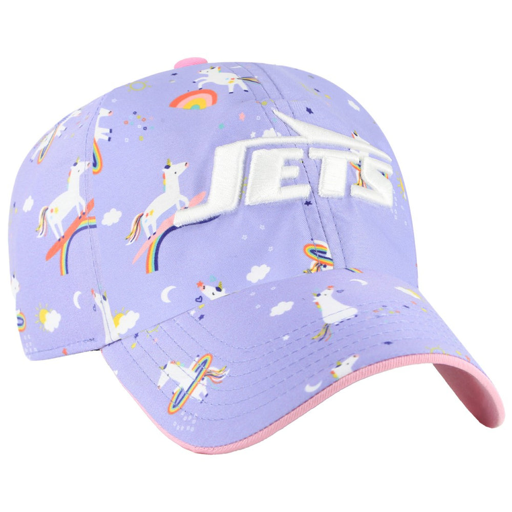 New York Jets '47 Girls Preschool Unicorn Clean Up Adjustable Hat - Lavender discount