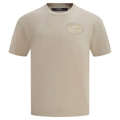 Green Bay Packers Pro Standard Drop Shoulder T-Shirt - Tan on sale