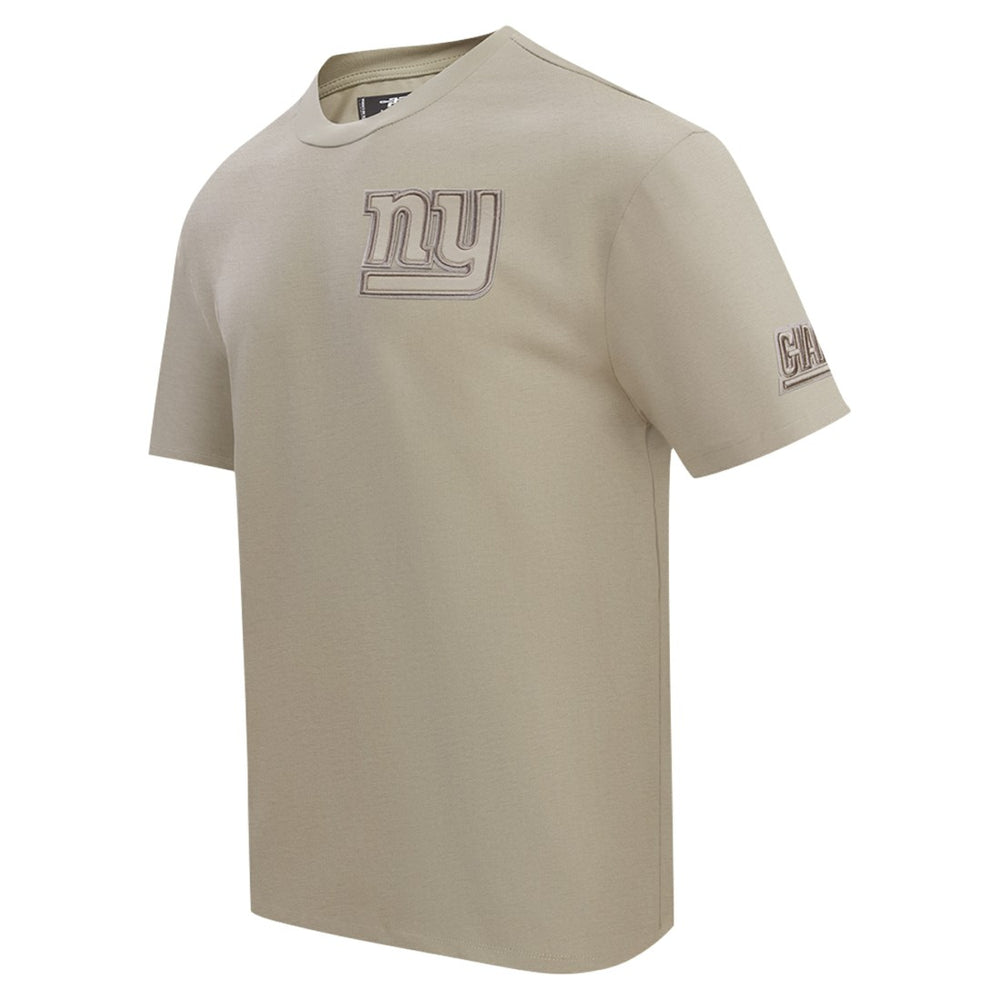 New York Giants Pro Standard Drop Shoulder T-Shirt - Tan on sale