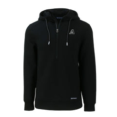 Arizona Diamondbacks Cutter & Buck Roam Eco Recycled Half-Zip Pullover Hoodie Black