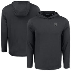 Kansas City Royals Cutter & Buck Coastline Epic Comfort Eco Recycled Long Sleeve Hoodie T-Shirt Black