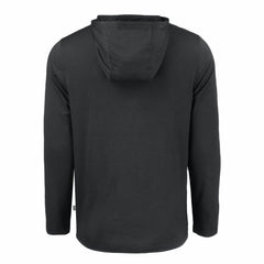Los Angeles Angels Cutter & Buck Coastline Epic Comfort Eco Recycled Long Sleeve Hoodie T-Shirt Black