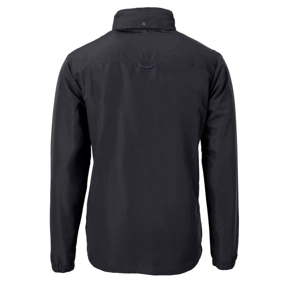Detroit Tigers Cutter & Buck Charter Eco Recycled Full-Zip Hoodie Jacket Black