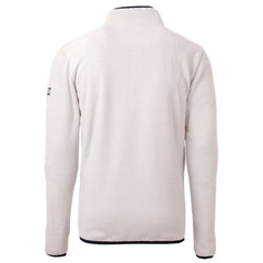 New York Yankees Cutter & Buck Cascade Eco Fleece Quarter-Zip Jacket Oatmeal