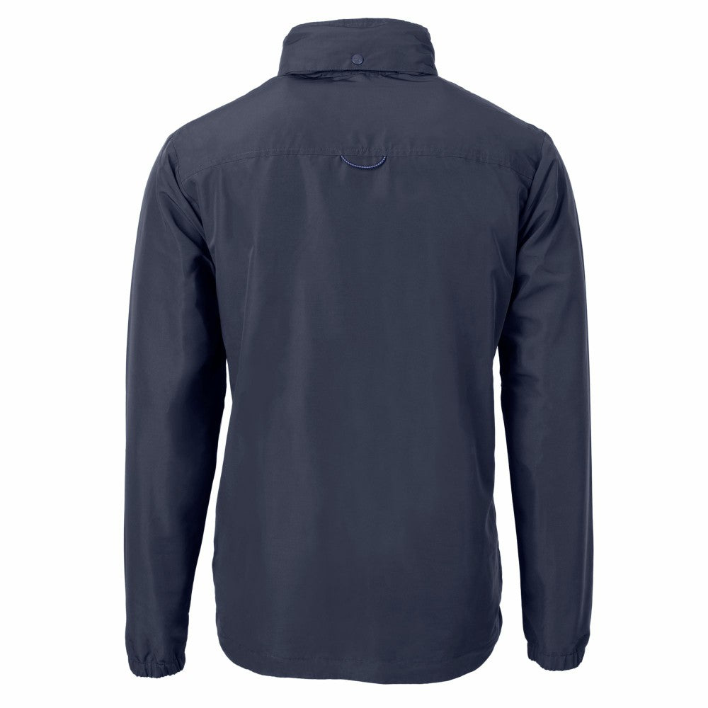New York Mets Cutter & Buck Charter Eco Recycled Full-Zip Hoodie Jacket Navy