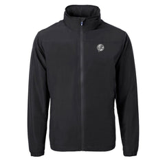 New York Yankees Cutter & Buck Charter Eco Recycled Full-Zip Hoodie Jacket Black