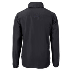New York Yankees Cutter & Buck Charter Eco Recycled Full-Zip Hoodie Jacket Black