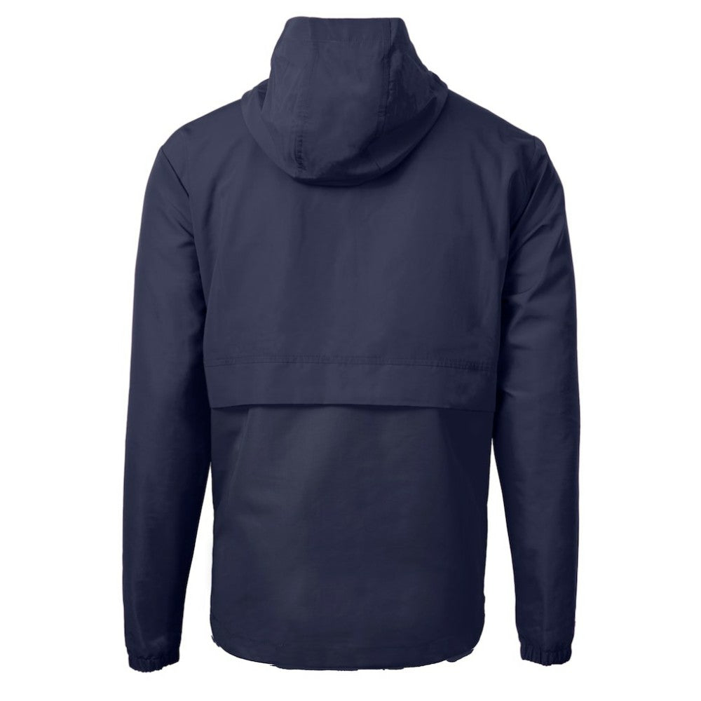 Philadelphia Phillies Cutter & Buck Charter Eco Recycled Anorak Half-Zip Hoodie Jacket Navy