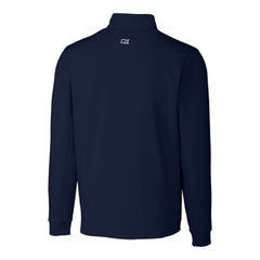 Los Angeles Dodgers Cutter & Buck Traverse Eco Tri-Blend DryTec Quarter-Zip Jacket Navy